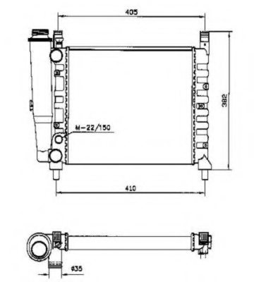 NRF 58730 Radiator, engine cooling